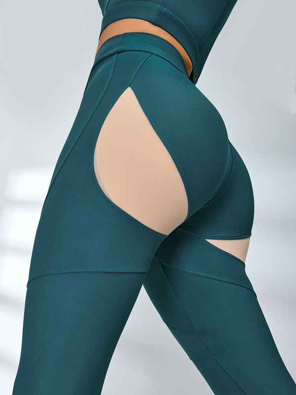 ❤ZASUWA Female Unique Cutout Mesh Tracksuit